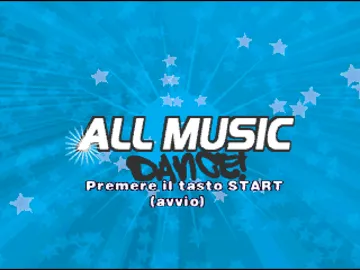 All Music Dance! (IT) screen shot title